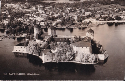 Savonlinna. Olavinlinna, Karhumäki 949  ilmakuvakortti b621