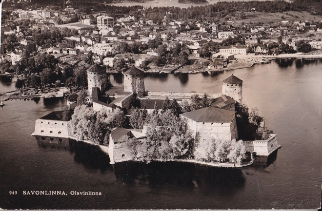Savonlinna. Olavinlinna, Karhumäki 949  ilmakuvakortti b621