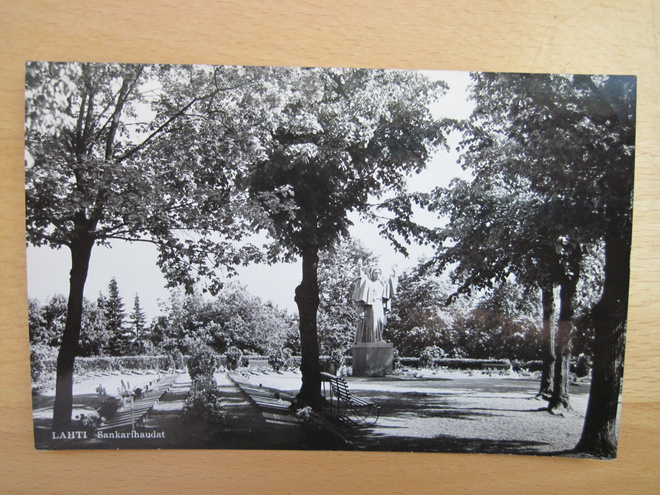 VANHA Postikortti Lahti 1950-l Alkup. Mallikappale