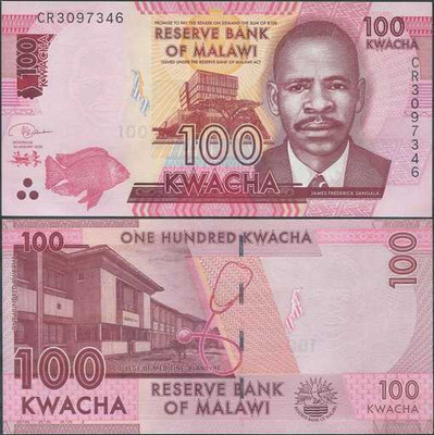 Malawi 100 Kwacha 2020 (P-65e) UNC