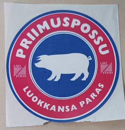 Priimuspossu, luokkansa paras -tarra, käyttämätön