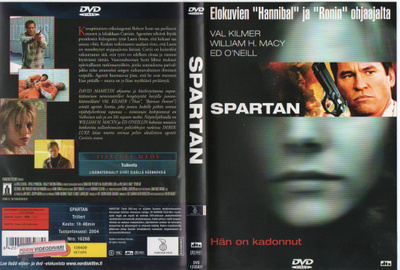 Spartan (58 305) k -FI- DVD suomik. val kilmer 2004