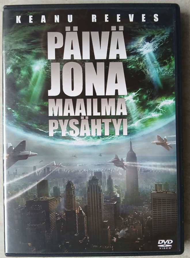 Päivä jona maailma pysähtyi ,  suomi text
