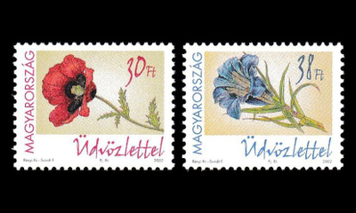 Unkari 4734-5 ** Tervehdysmerkit (2002)