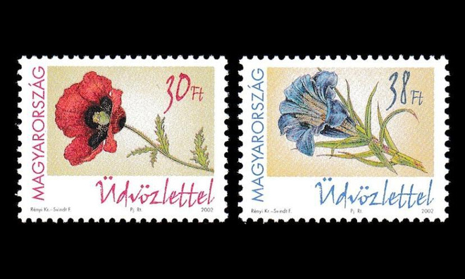 Unkari 4734-5 ** Tervehdysmerkit (2002)