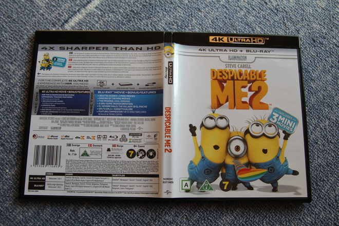 Despicable Me 2 / Itse Ilkimys - 4K UHD HDR + BD [suomi]