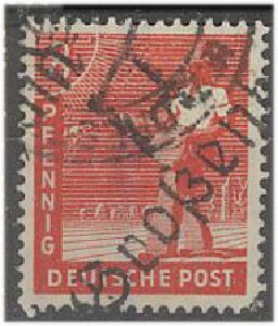 Saksa venäl.miehitys Mi 168 II o (sign. Dr Herbst)