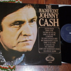 JOHNNY CASH - The Magnificent - LP 1972 rockabilly EX- - pikkukuva 1