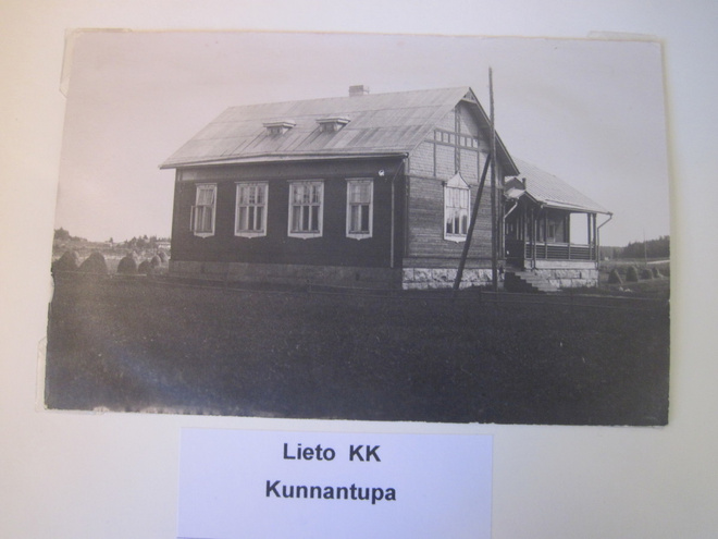 VANHA Postikortti Lieto Kirkonkylä 1920-l