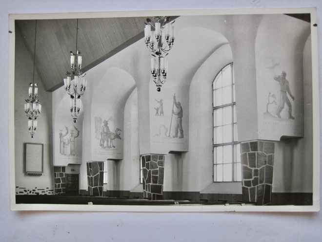 VANHA Postikortti Rovaniemi Lappi 1950-l