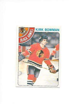 1978-79 OPC #61 Kirk Bowman Chicago Blackhawks