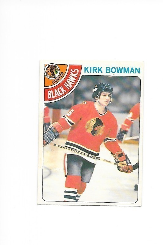 1978-79 OPC #61 Kirk Bowman Chicago Blackhawks