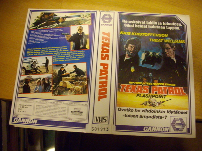 Vhs kansipaperi Fix - TEXAS PATROL (Sis.postikulut)
