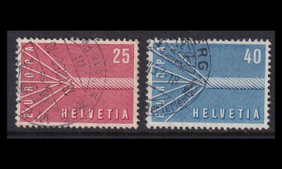 Sveitsi 646-7 o Europa (1957)
