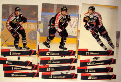 Cardset 2016-17 JYP 49-60 teamset