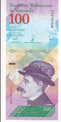 Venezuela 100 bolivaria