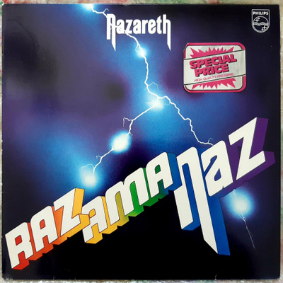 Nazareth: Razamanaz, LP Scandinavia uusintapainos M-/VG+