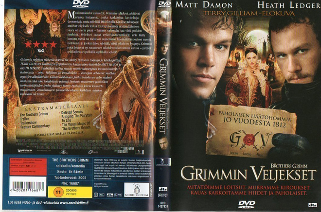 Grimmin Veljekset	(32 453)	k	-FI-	suomik.	DVD		matt damon