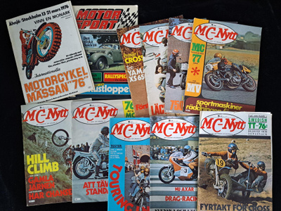 MC - Nytt moottoripyörälehtiä 70-luvulta.