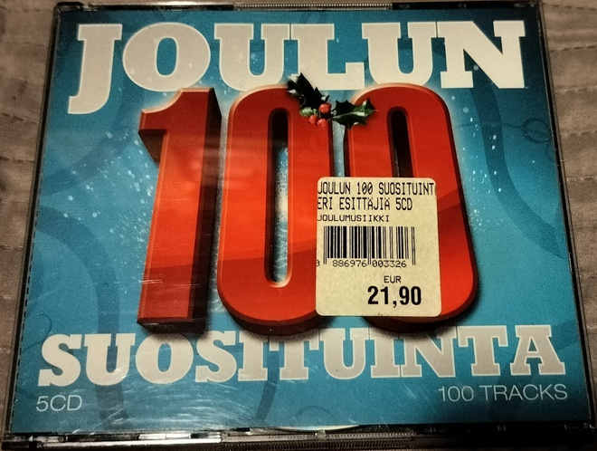 JOULUN 100 SUOSITUINTA-5CD, v.2009 SONY MUSIC
