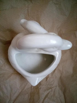 Joutsen maljakko/astia kork 15cm ja pyöreä kippo