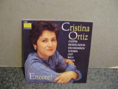 Cristina Ortiz,Piano:Encore! cd