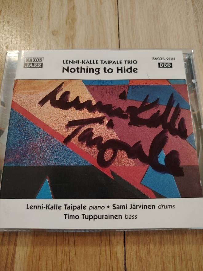 LENNI-KALLE TAIPALE TRIO : Nothing to hide -CD NIMMARIT