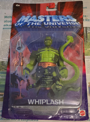 Master of the universe He-man figuurit: Whiplash ja snake hu