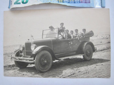 VANHA Valokuva Terijoki UPEA Auto 1920-l