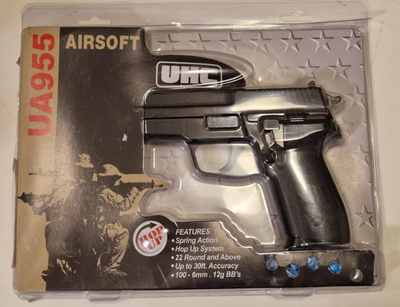 Air-soft pistooli jousitoiminen**UUSI**Ei HV**