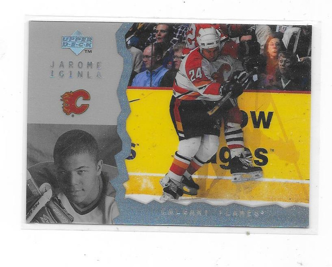 1996-97 Upper Deck Ice #78 Jarome Iginla , Calgary Flames