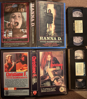 Tyttö Huumekadulta vhs x 2