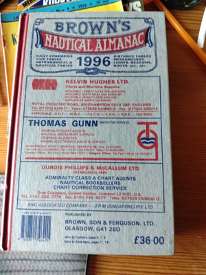 brown s nautical almanac 1996
