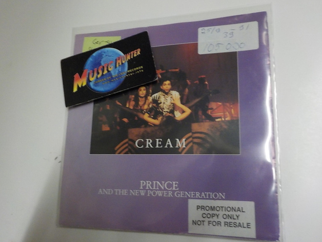 PRINCE AND THE NEW POWER GENERATION - CREAM EX+/EX- 7"