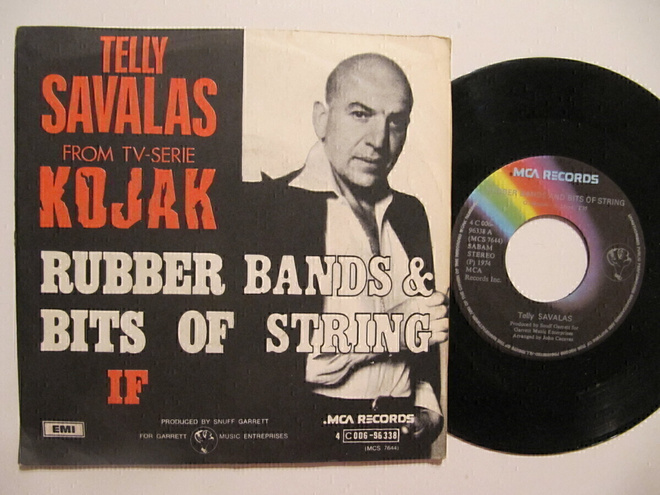 Telly Savalas  Rubber Bands & Bits Of String  7" sinkku