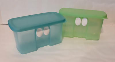Tupperware Älykäs 350 ml, 2kpl lime ja turkoosi