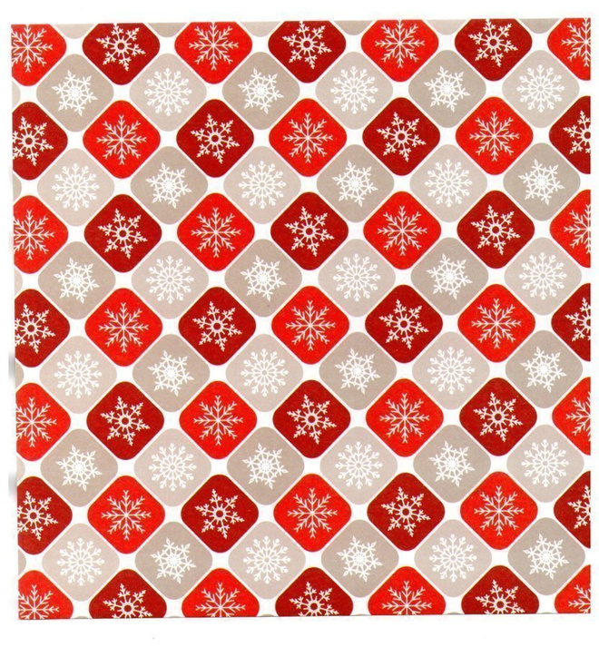 KUVIOPAPERI "°JOULUVÄRIT & LUMITÄHDET°" /(20cm x 20cm)