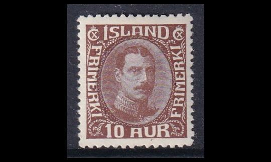 Islanti 161 ** Christian X 10 A (1931)