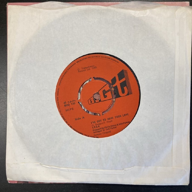1984 - I've Got To Have Your Love / Here We Are 7''