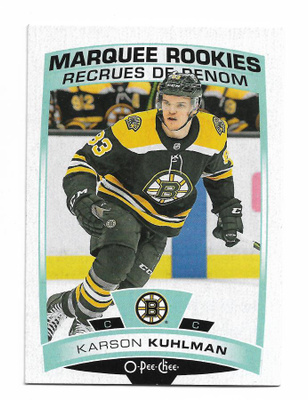 2019-20 O-Pee-Chee Marquee Rookie RC #522 Karson Kuhlman