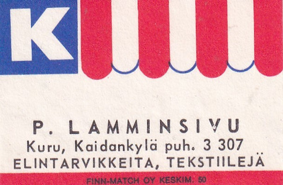 Kuru, Kaidankylä, P. Lamminsivu      b588