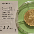 Disney Mikki Hiiri 1/4 oz 999 kultaraha. Harvinainen. - pikkukuva 2