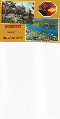 Rovaniemi, motelli Motorest. sommitelmakortti  b680