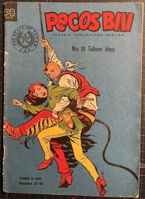 Pecos Bill 1957 no:18; Tulinen köysi