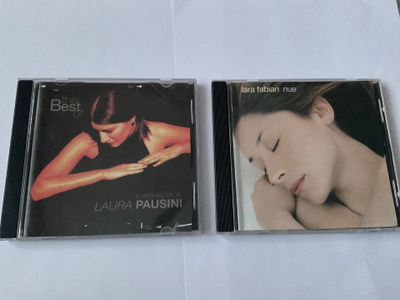 Laura Pausini ja lara fabian CD levyt