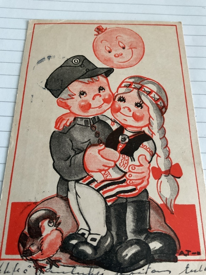Sotilaspostikortti, MAIJA ja KALLE 1942