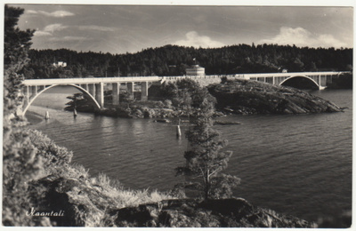 Naantali silta 1960 mv-kortti