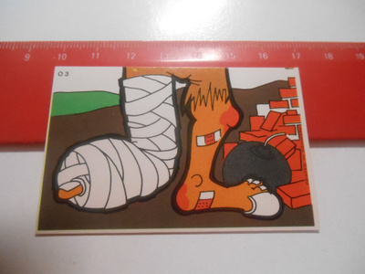 K13  Dandy Funny figures  purkkakuva # O 3