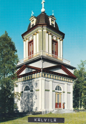 KIRKKOKORTTI - KÄLVIÄN KIRKKO - KELLOTAPULI - 3