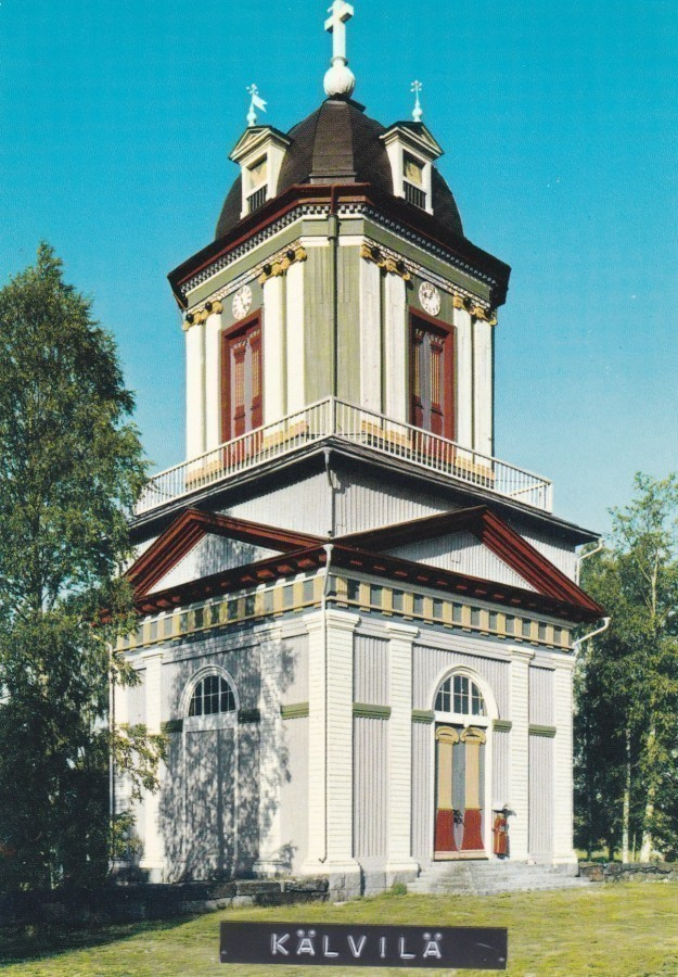 KIRKKOKORTTI - KÄLVIÄN KIRKKO - KELLOTAPULI - 3